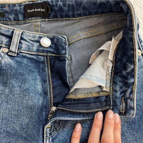 Frank and Oak Patti Straight Jeans - Size 25 - High-Rise - Stretch Denim - Picture 13 of 16